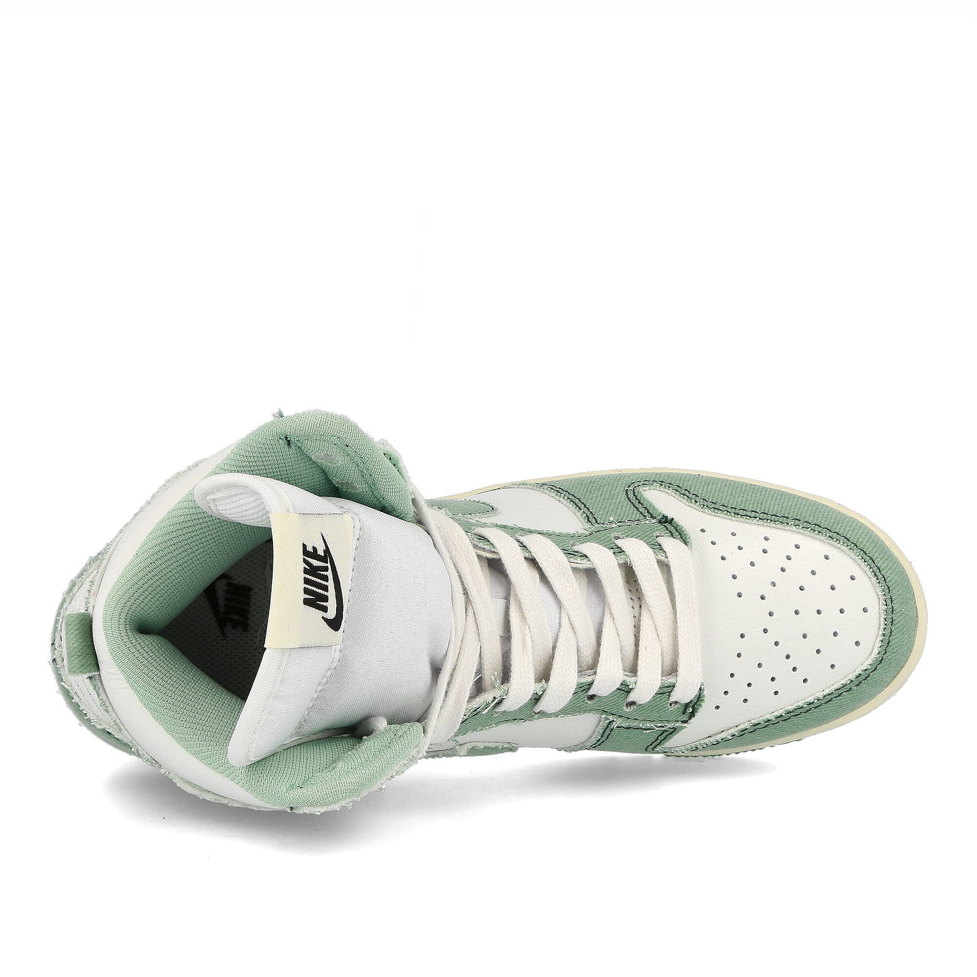 Nike wmns dunk hi 1985 Enamel Green-Enamel Green - Summit White Low Top Sneakers Detailfoto | Overkill