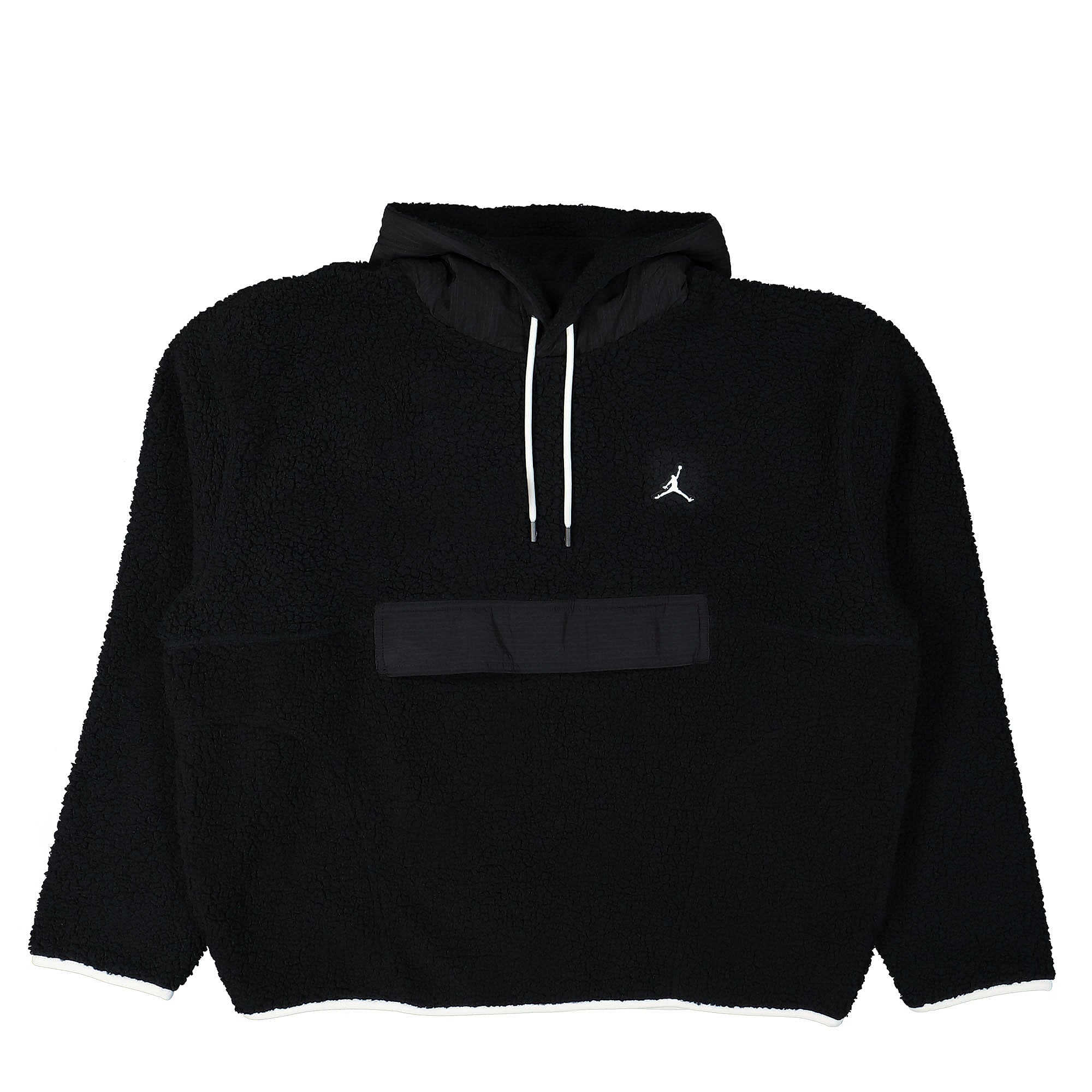 Jordan Air Jordan Essential Statement Fleece Winter Hoodie Black / Black / Sail / Sail Hoodies DV1582 010 | Overkill
