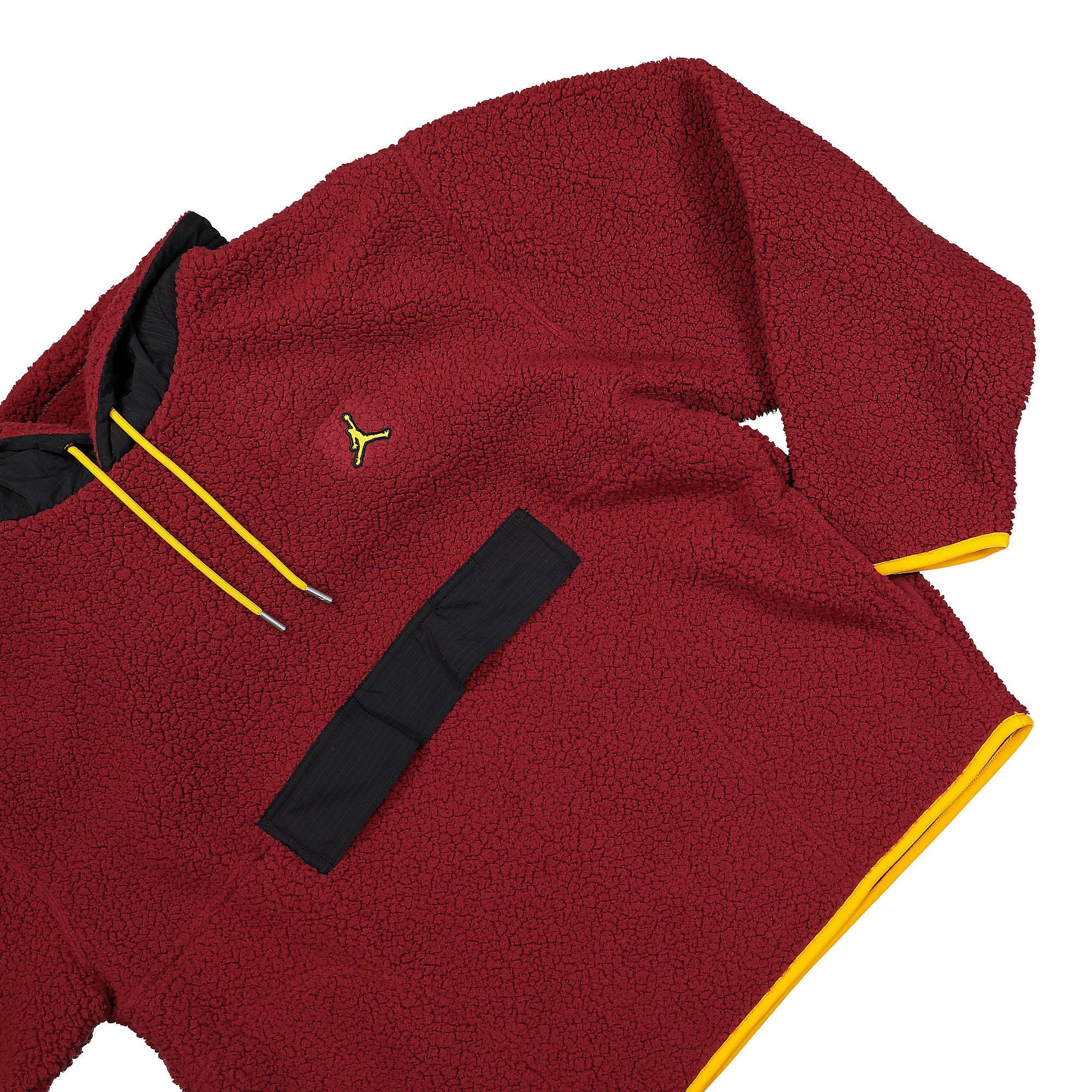 Jordan Air Jordan Essential Statement Fleece Winter Hoodie Cherrywood Red / Black / Taxi / Tax Hoodies Detailfoto | Overkill