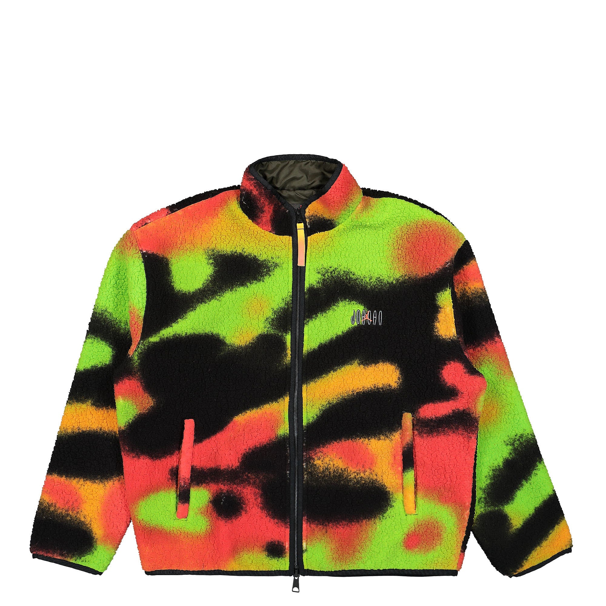 Jordan Air Jordan Flight MVP Statement Jacket Infrared 23 / Cargo Khaki / Black Fleece Jackets DV1611 612 | Overkill