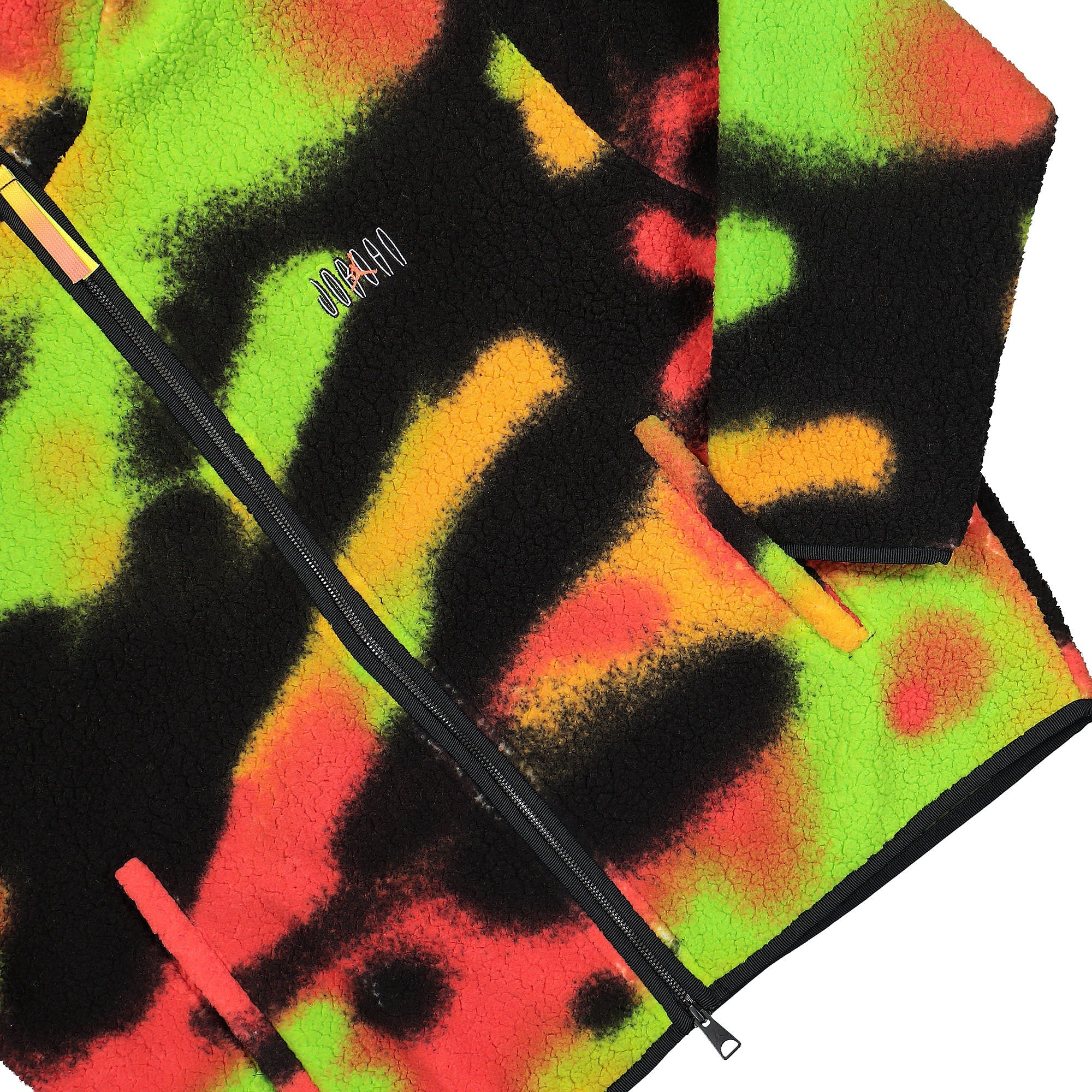 Jordan Air Jordan Flight MVP Statement Jacket Infrared 23 / Cargo Khaki / Black Fleece Jackets Detailfoto | Overkill