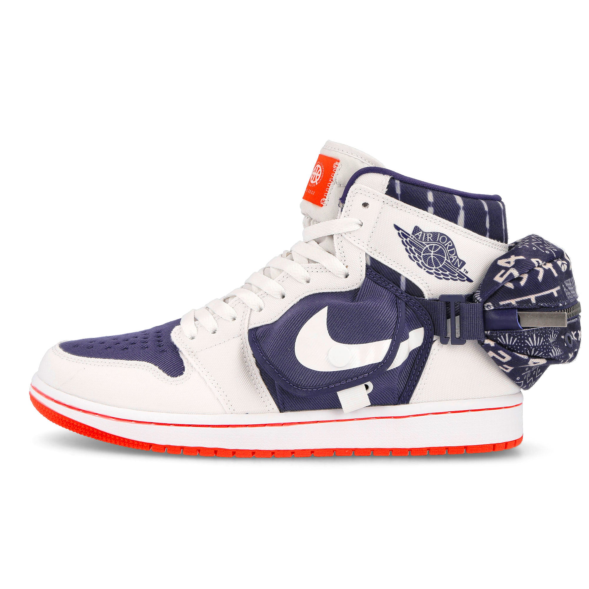 Jordan Air Jordan 1 Utility Q White / Neutral Indigo - Light Bone High Top Sneakers DV1717 100 | Overkill