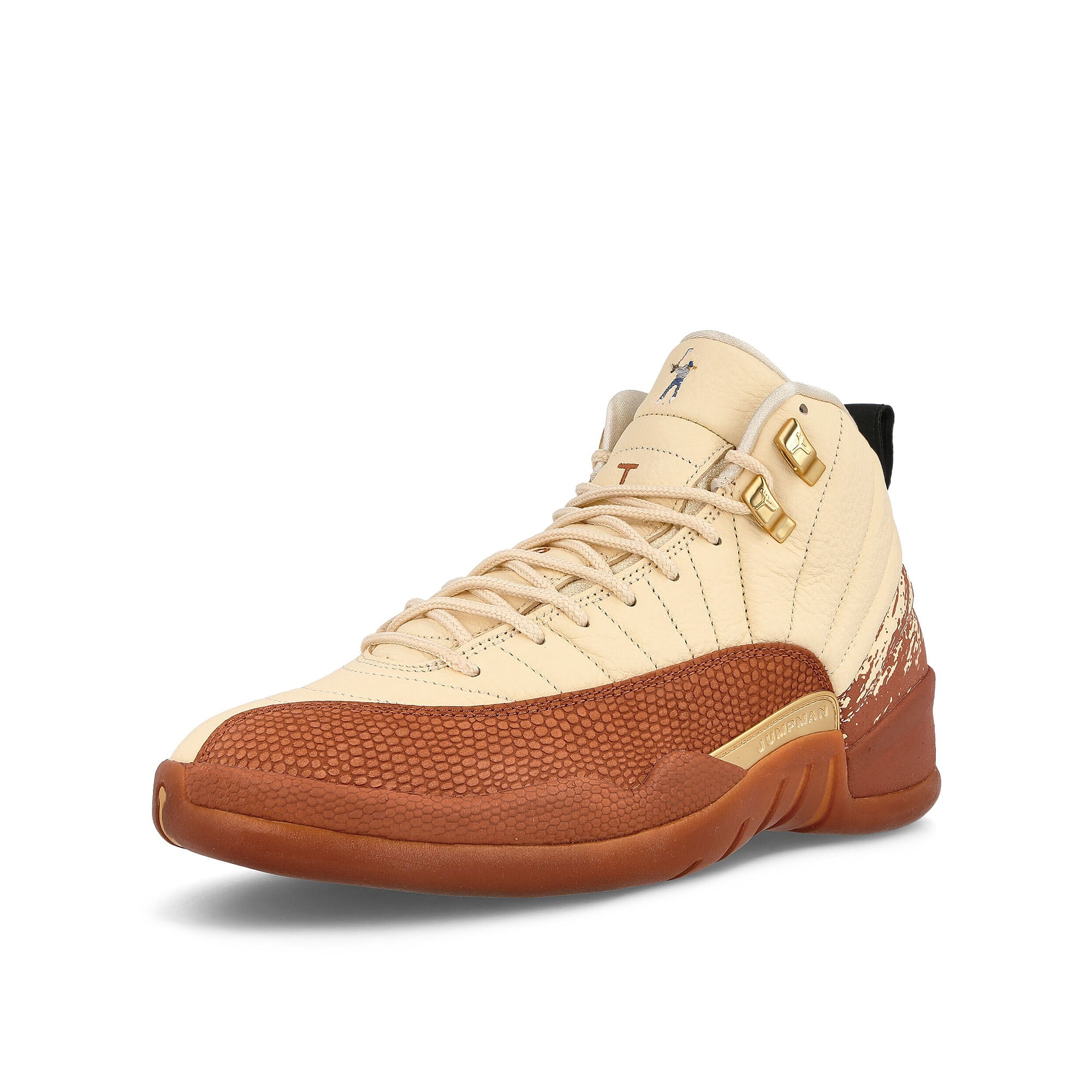 Jordan Eastside Golf x Air Jordan 12 Retro SP Muslin / Black - Burnt Sunrise Sneakers Close Up | Overkill