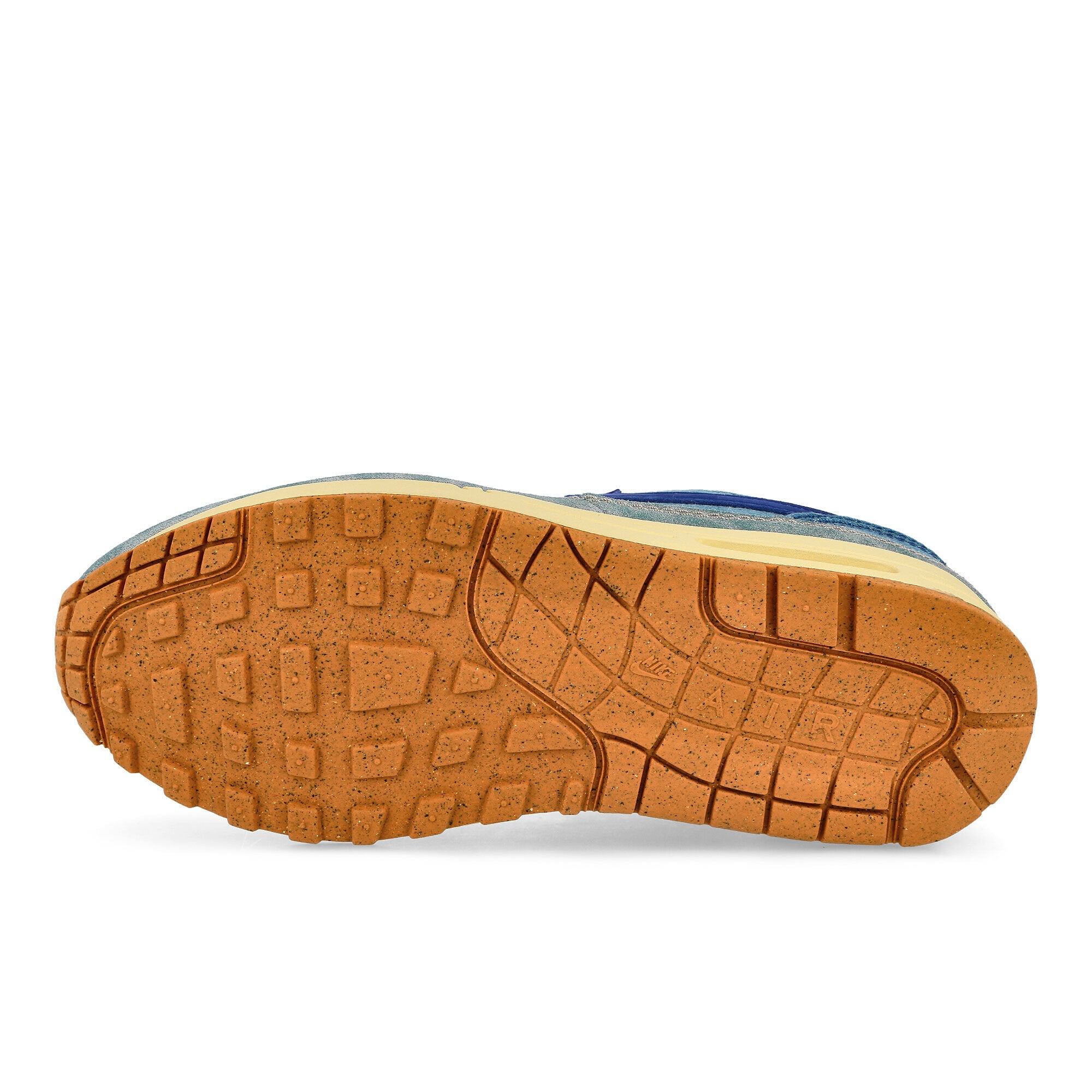 Nike air max 1 premium Mineral Slate-Deep Royal Blue - Lemon Wash Low Top Sneakers Detail View 1 | Overkill