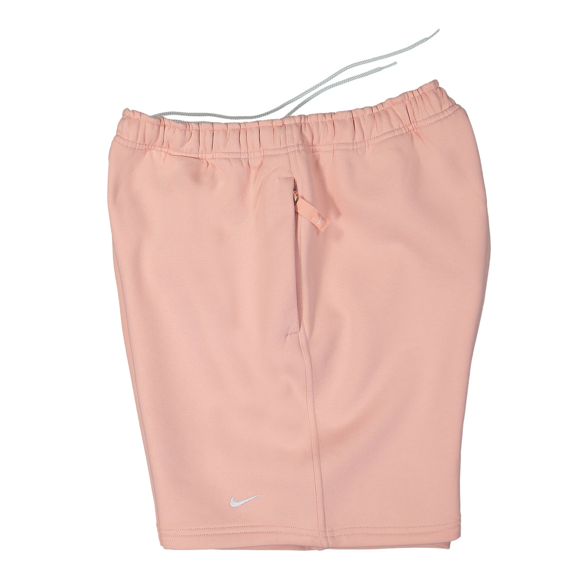 Nike NRG Solo Swoosh Fleece Short Bleached Coral / White Shorts Close-up | Overkill