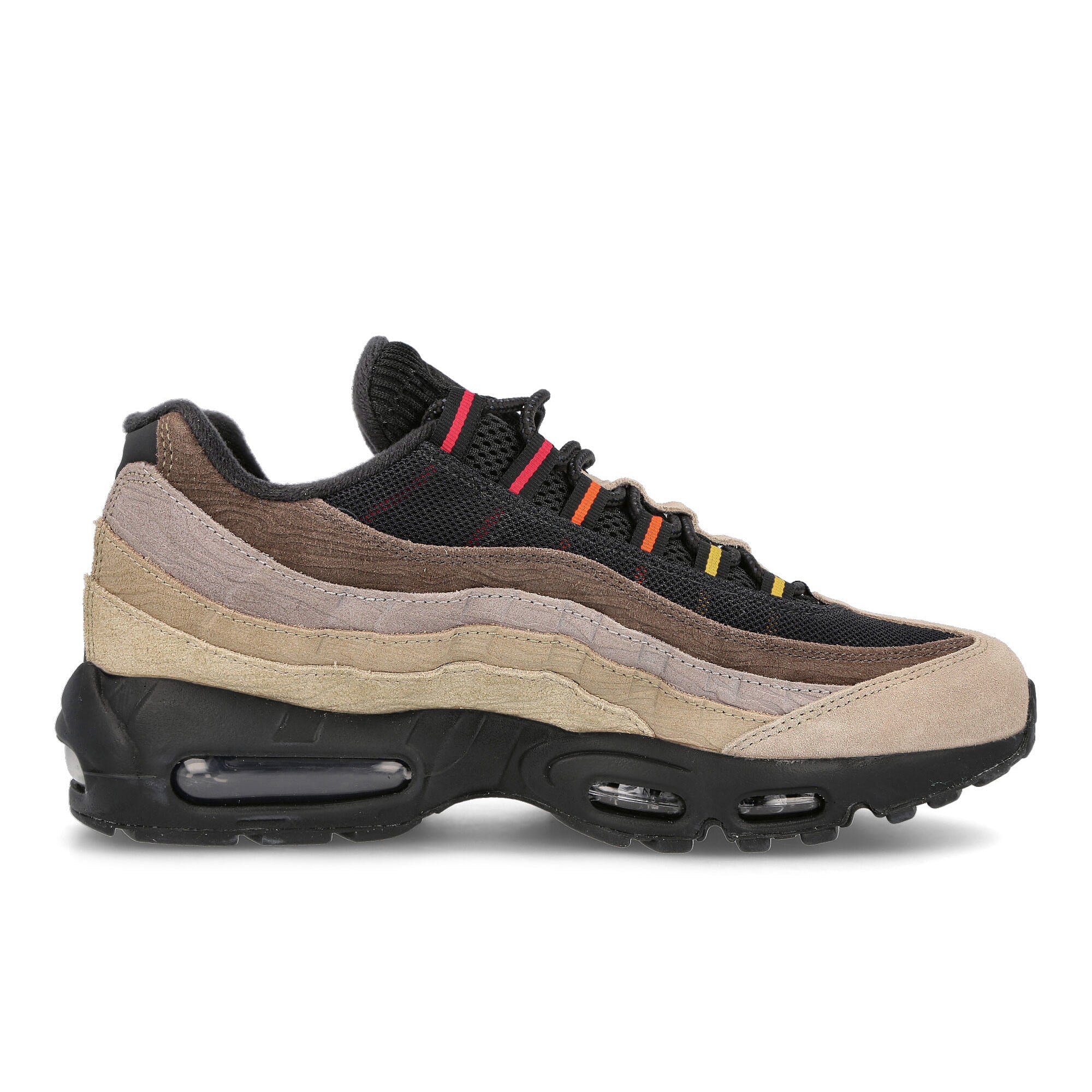 Nike air max 95 Off Noir / University Red - Rattan - Limestone Material | Overkill