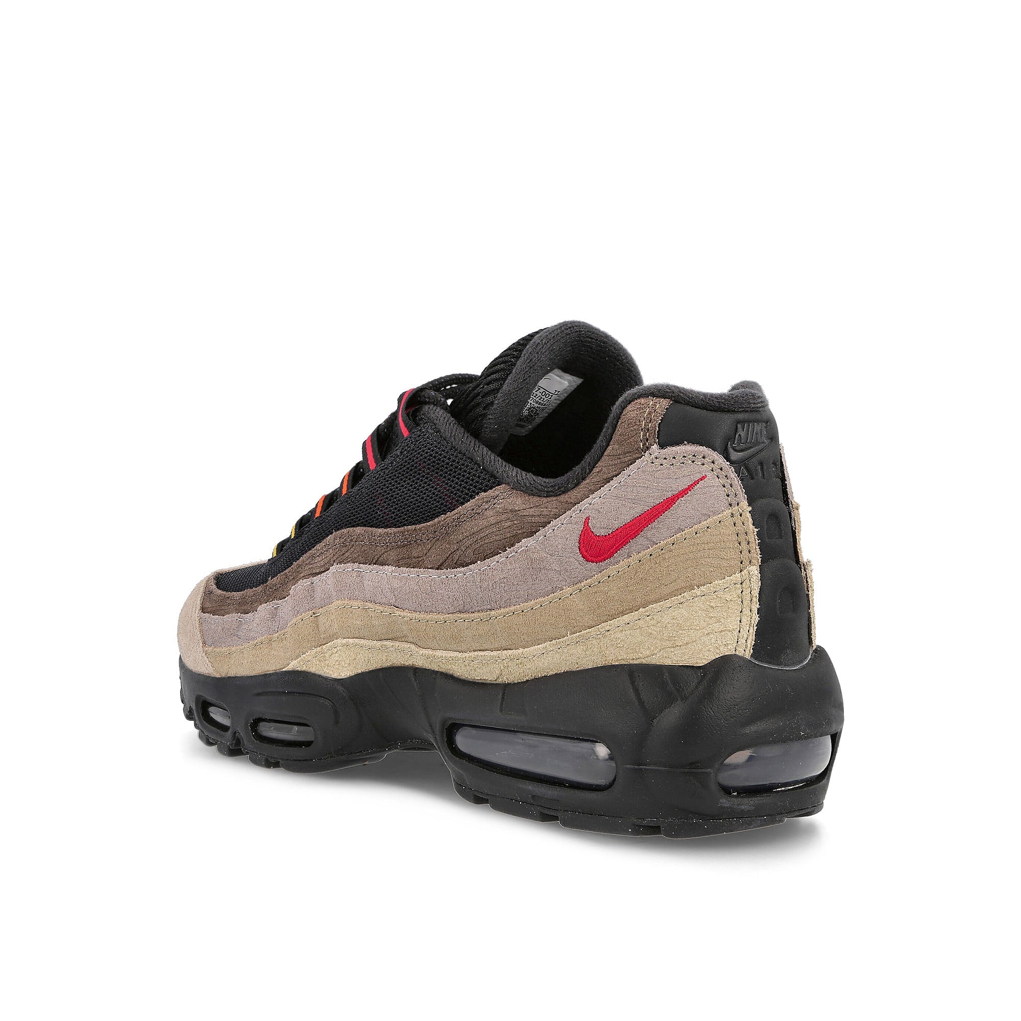 Nike air max 95 Off Noir / University Red - Rattan - Limestone Close-up | Overkill