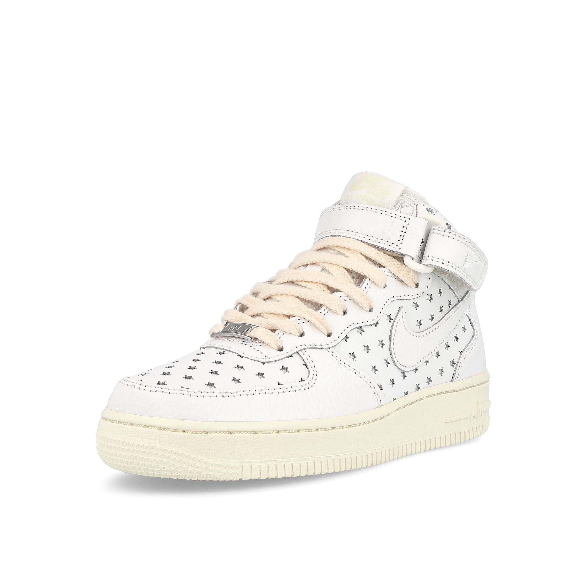 Nike wmns air force 1 mid Summit White / Summit White - Coconut Milk Detailfoto | Overkill