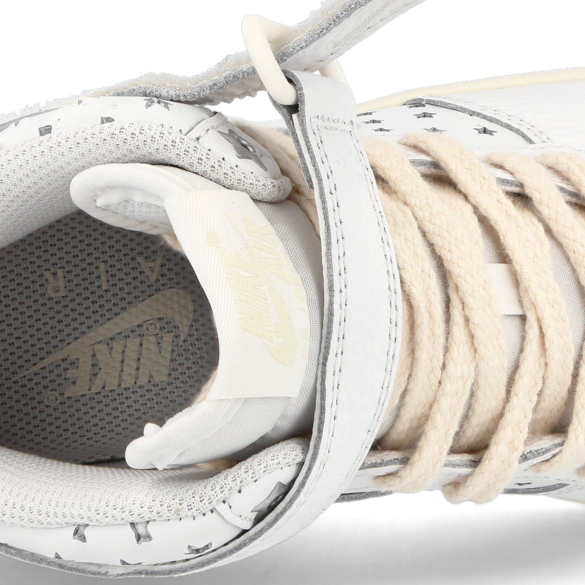 Nike wmns air force 1 mid Summit White / Summit White - Coconut Milk Detail view 1 | Overkill