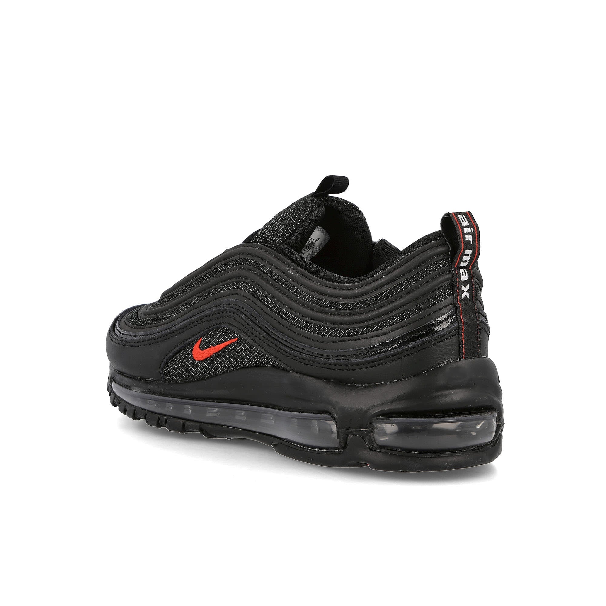 Nike air max 97 Black / University Red - White Sneakers Material | Overkill