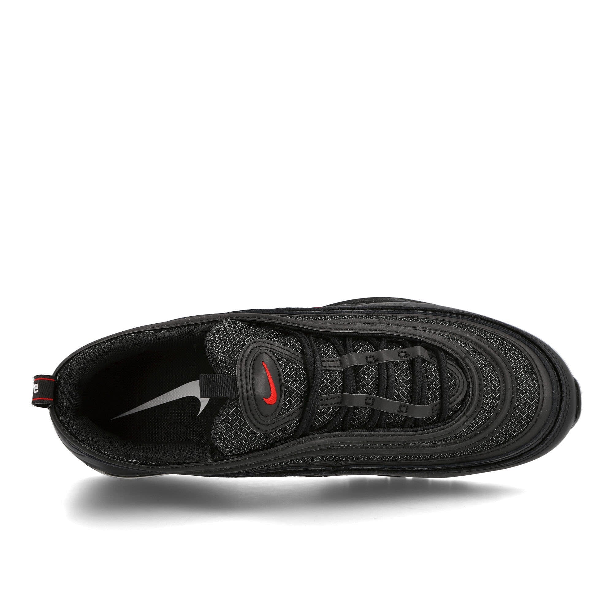 Nike air max 97 Black / University Red - White Sneakers Detailfoto | Overkill