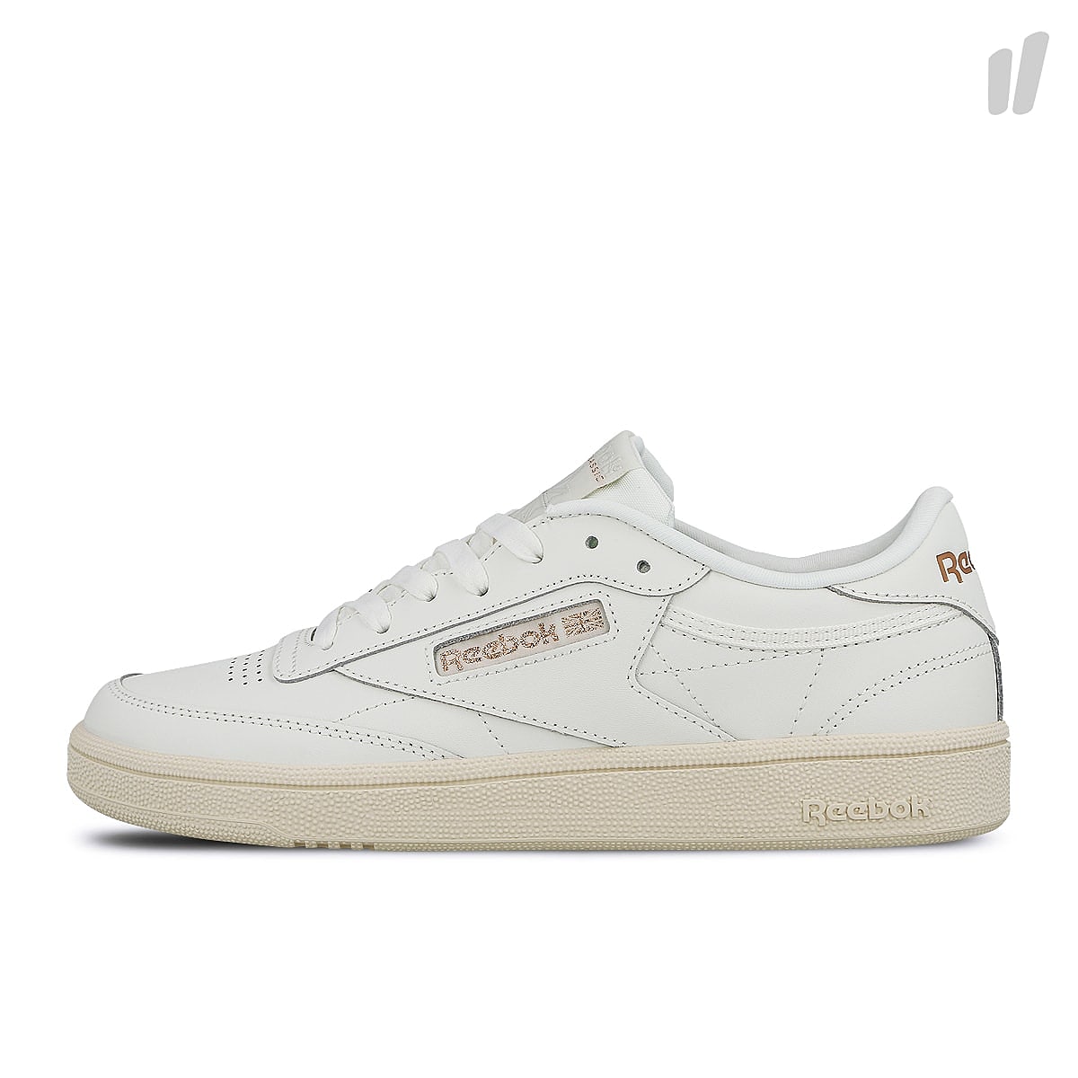 Reebok wmns club c 85 Chalk / Rose Gold / Paper White Sneakers DV3727 | Overkill