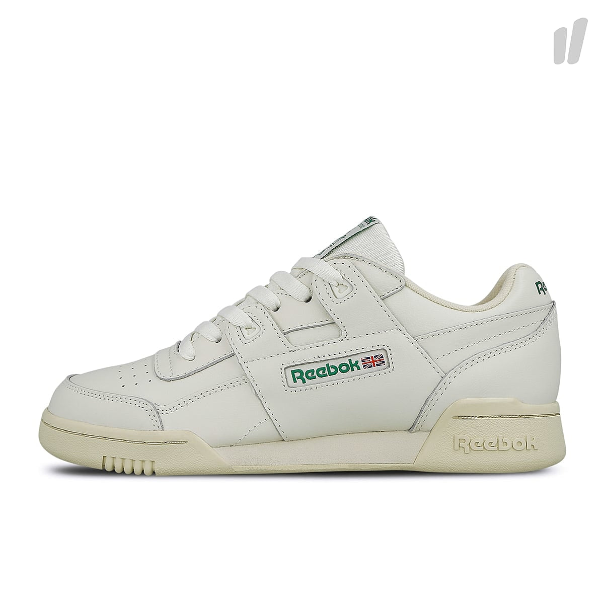 Reebok wmns workout lo plus Chalk-Paper White-Green Sneakers DV3735 | Overkill