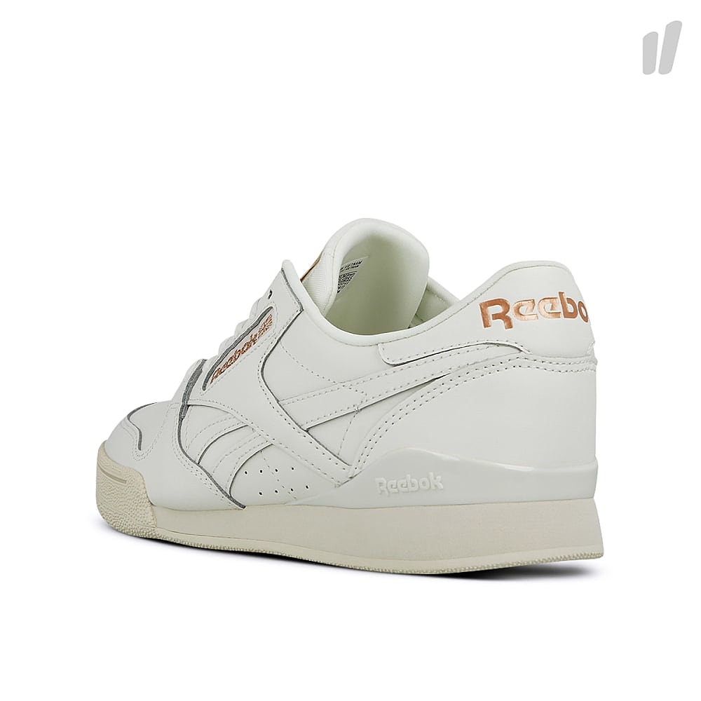 Reebok wmns phase 1 pro Chalk-Rose Gold-White Sneakers Material | Overkill