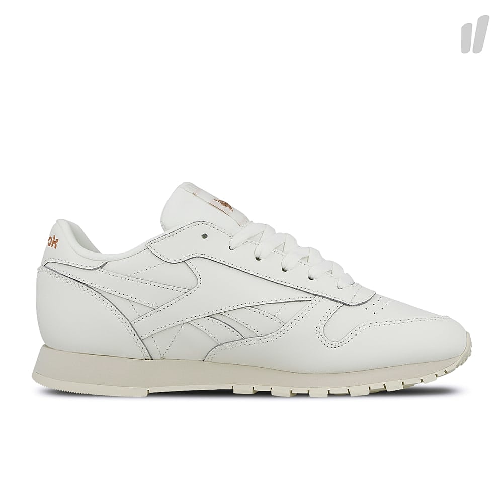 Reebok wmns classic leather Chalk-Rose Gold-Paper White Sneakers Silhouette | Overkill