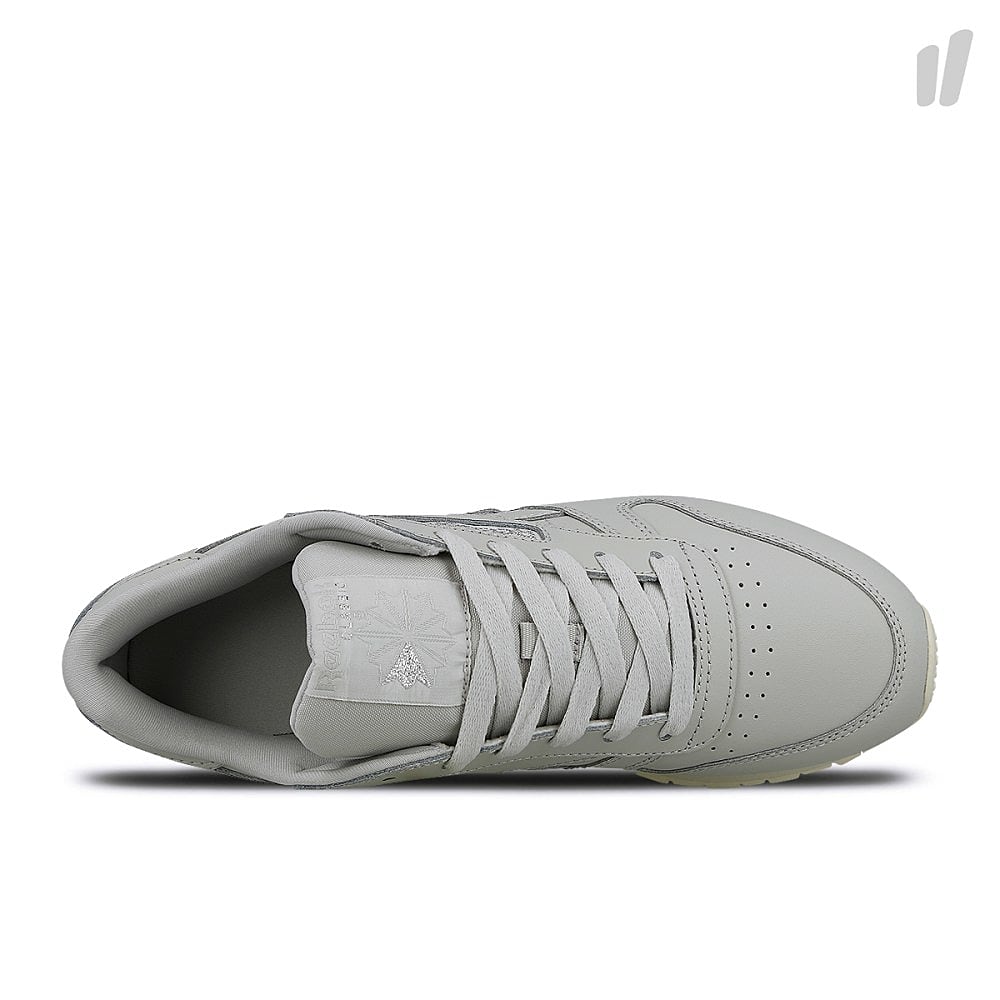 Reebok wmns classic leather Skull Grey-Pure Silver Sneakers Detailfoto | Overkill