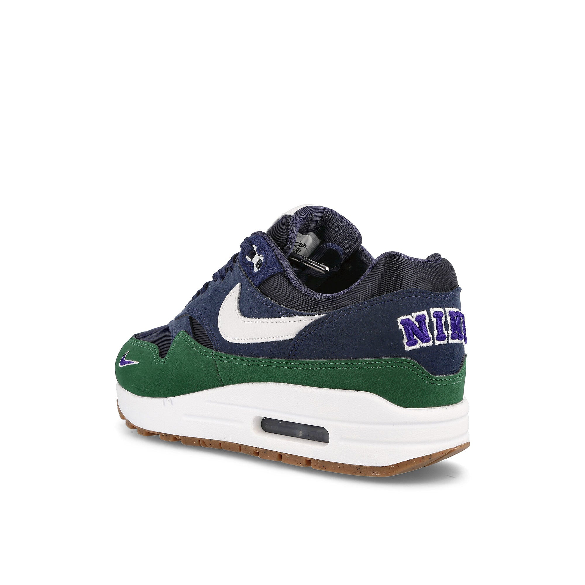 Nike wmns air max 1 87 qs Obsidian-White - Midnight Navy - Gorge Green Low Top Sneakers Material | Overkill