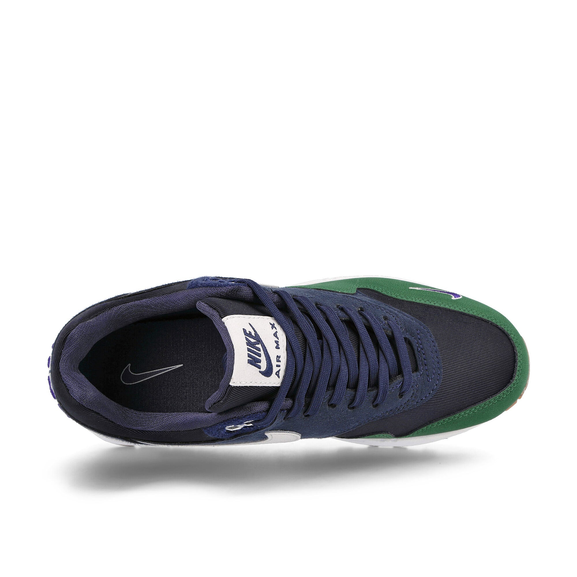 Nike wmns air max 1 87 qs Obsidian-White - Midnight Navy - Gorge Green Low Top Sneakers Detailfoto | Overkill