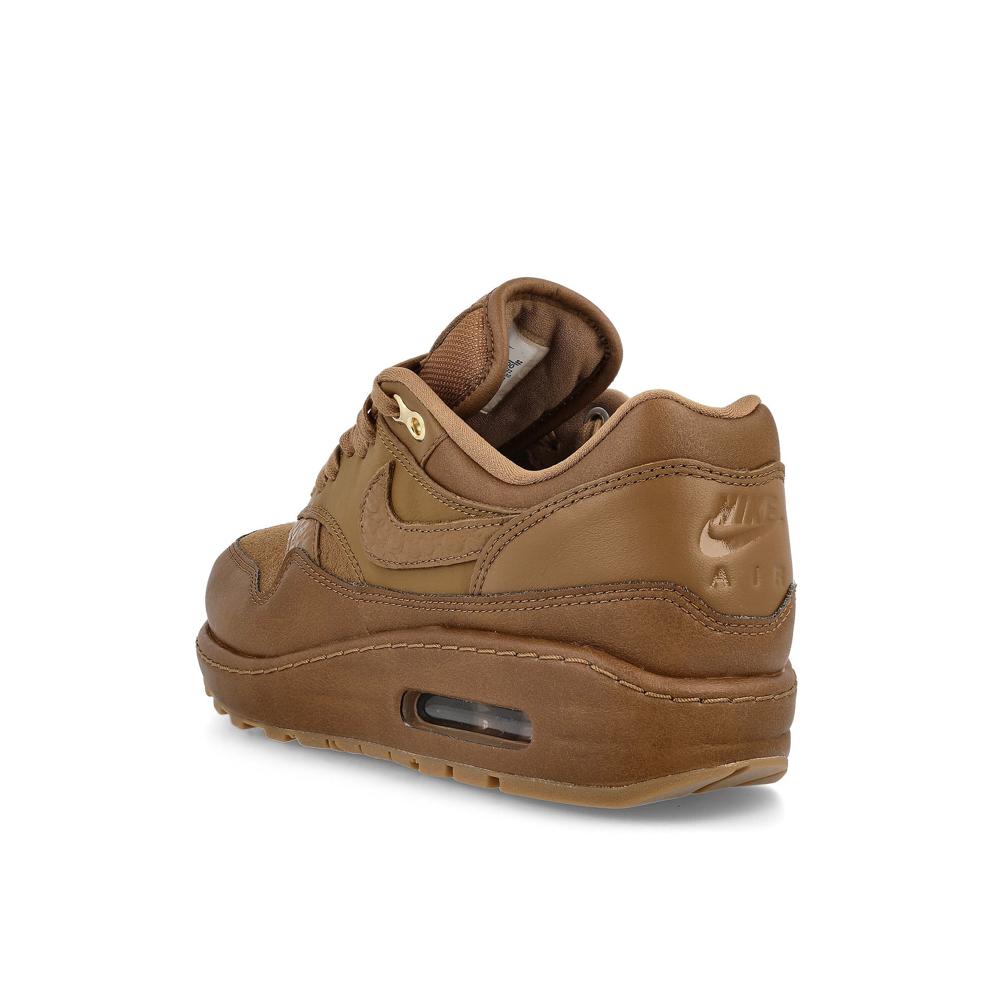 Nike Wmns Air Max 1 87 NBHD Ale Brown-Ale Brown - Gum Med Brown Low Top Sneakers Material | Overkill