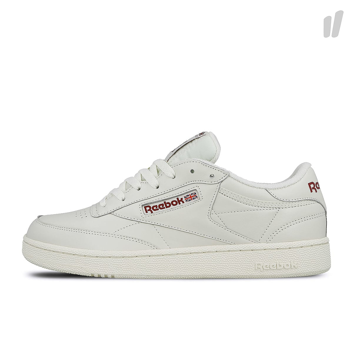 Reebok club c 85 mu Chalk-Meteor Red Low Top Sneakers DV3895 | Overkill