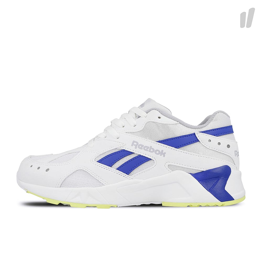 Reebok aztrek White-Gold Grey Cobalt-Lime Sneakers DV3900 | Overkill