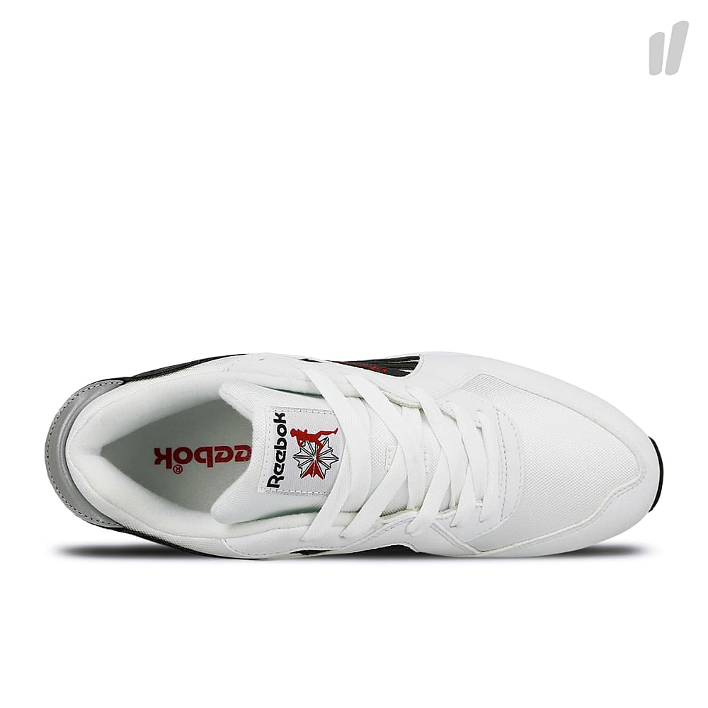 Reebok pyro White-Black-Cranberry Red Sneakers Detailfoto | Overkill