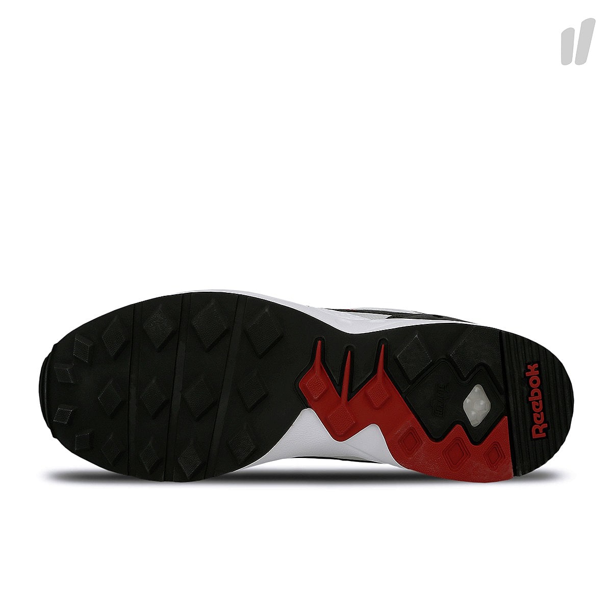 Reebok pyro White-Black-Cranberry Red Sneakers Detail View 1 | Overkill