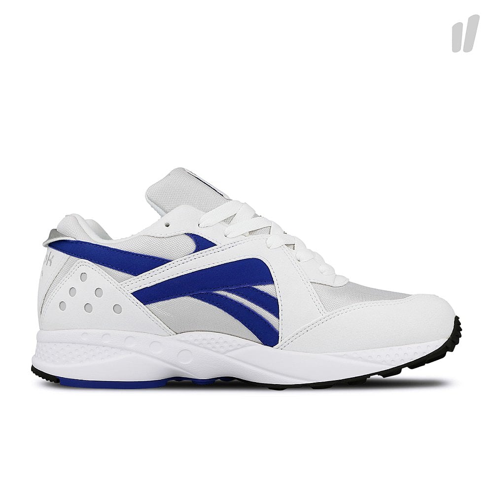 Reebok pyro White-Dark Royal-Steel Sneakers Silhouette | Overkill