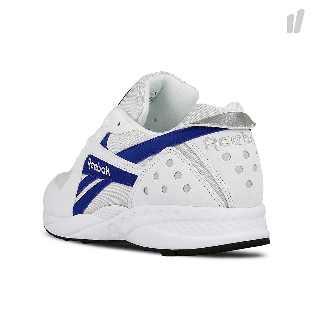 Reebok pyro White-Dark Royal-Steel Sneakers Material | Overkill
