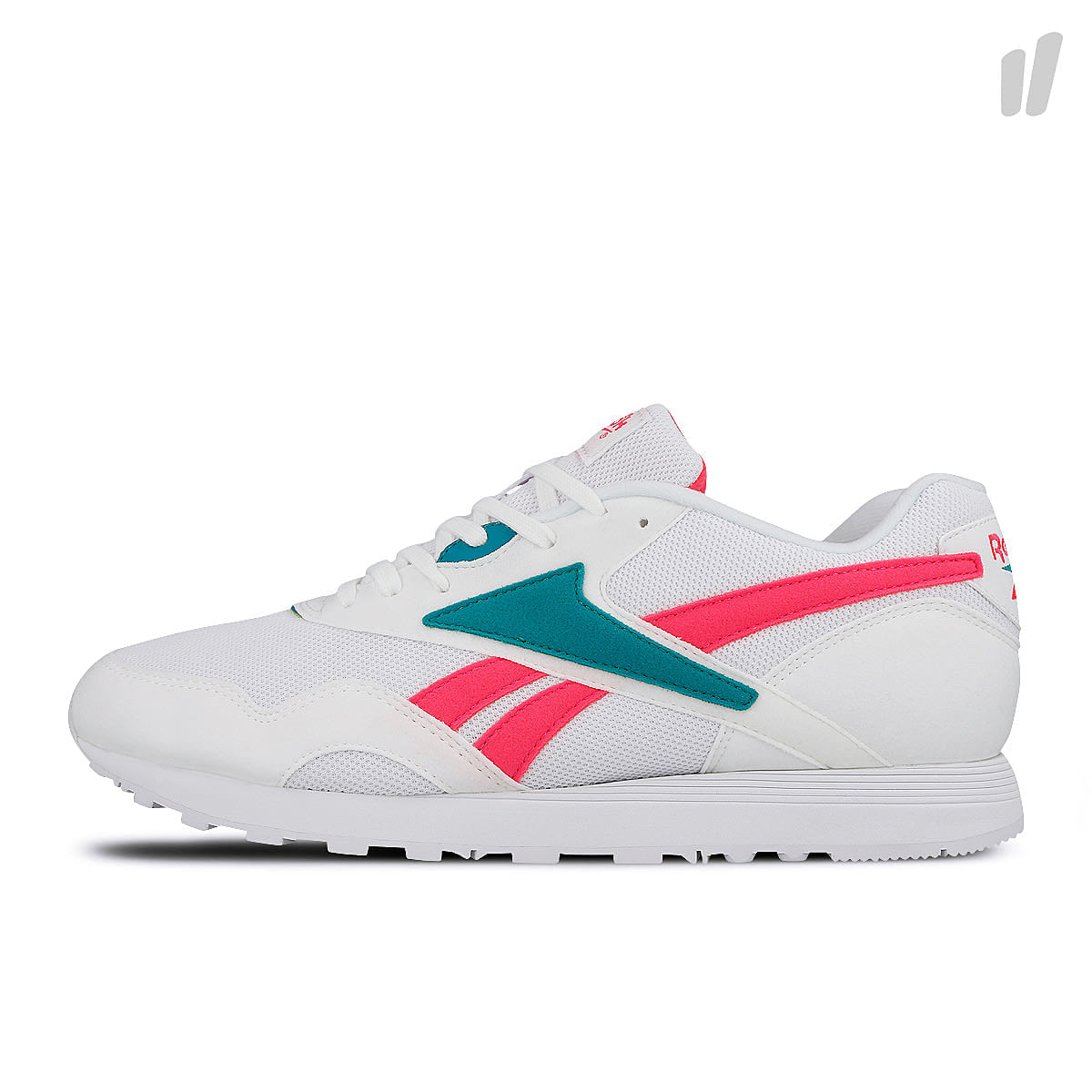 Reebok rapide mu White-Totally Teal-Acid Pink Sneakers DV4603 | Overkill