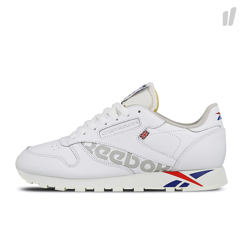Reebok classic leather mu White-Dark Royal-Red-Grey Low Top Sneakers DV4629 | Overkill