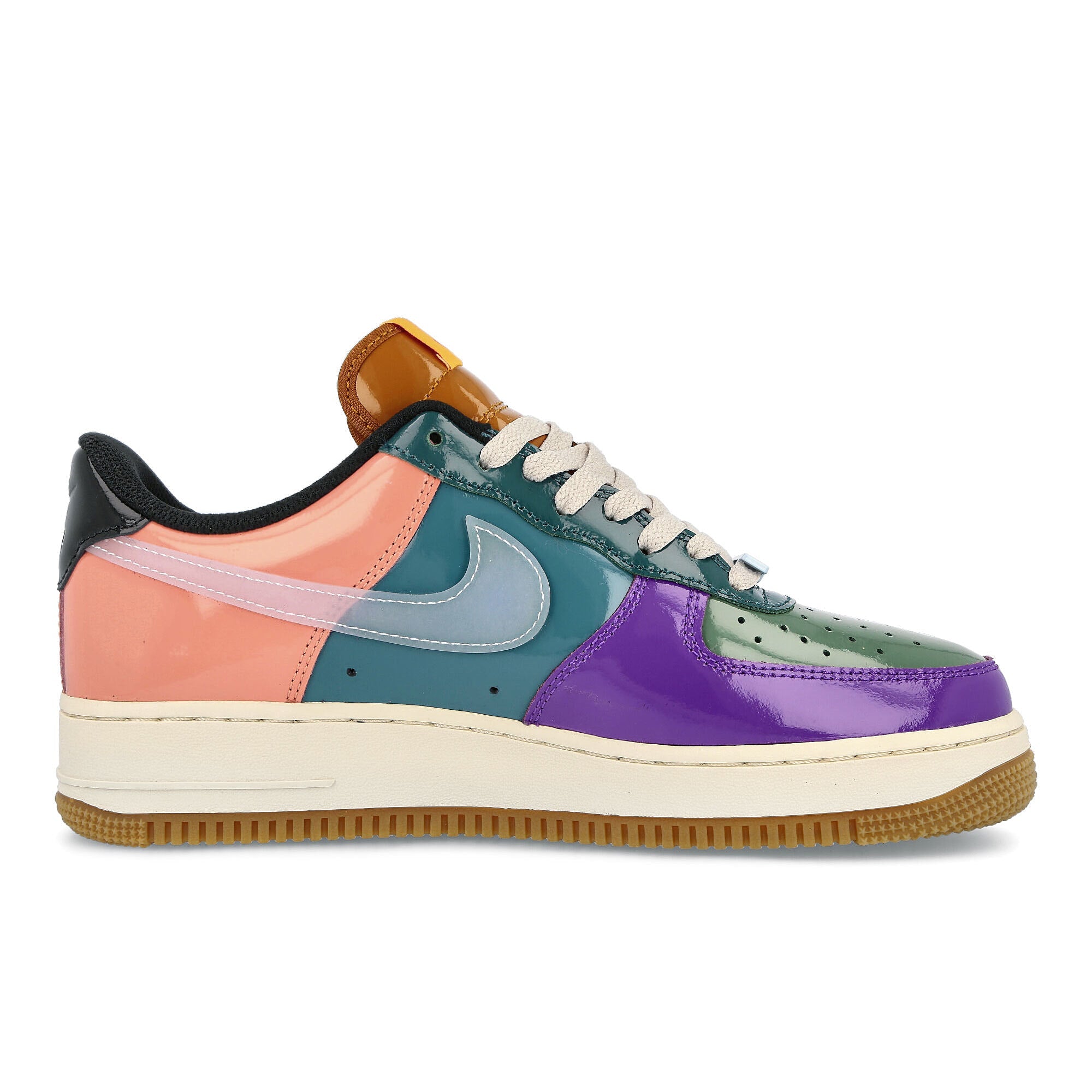 Nike Undefeated x Nike Air Force 1 Low SP Wild Berry-Celestine Blue - Multi - Color Sneakers Silhouette | Overkill