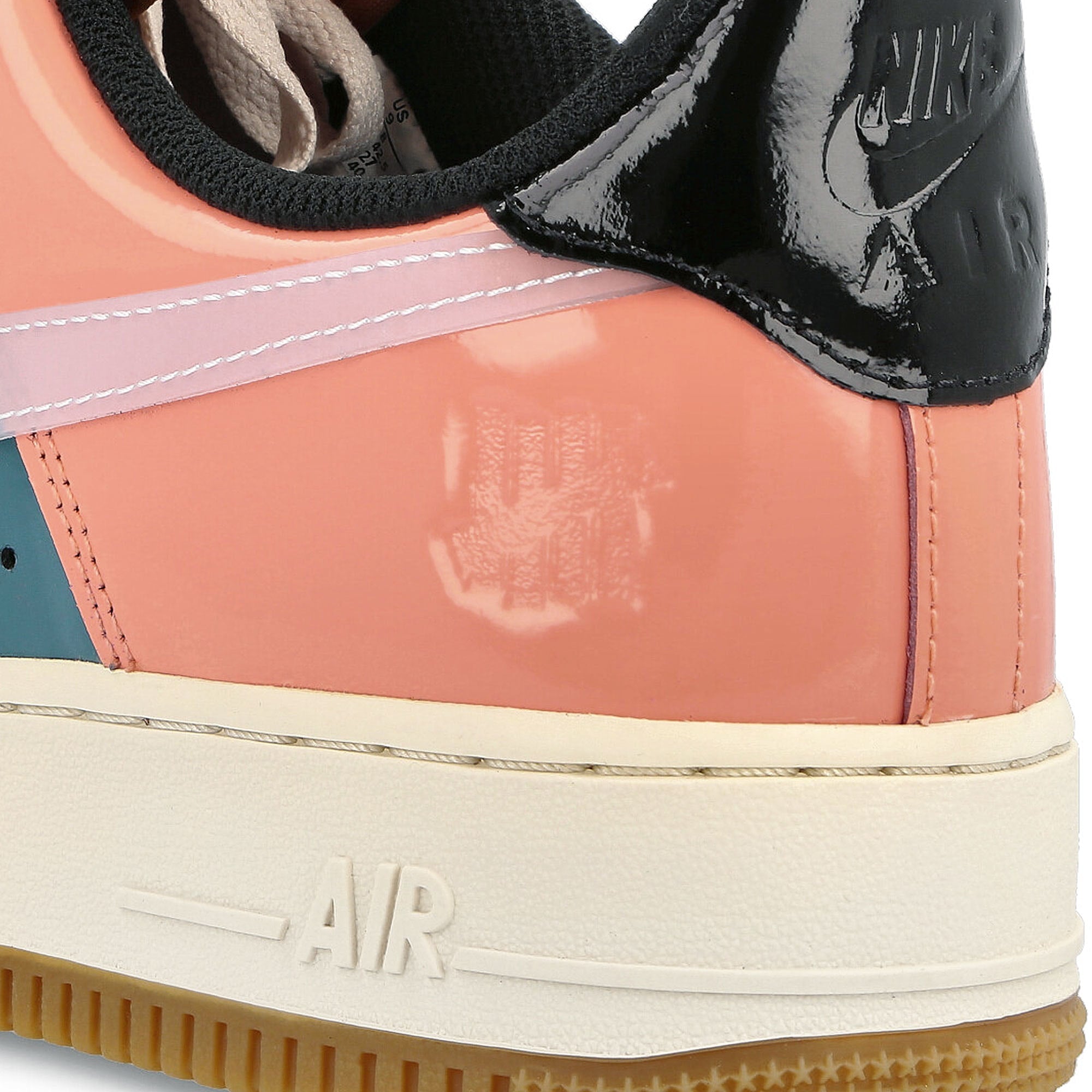 Nike Undefeated x Nike Air Force 1 Low SP Wild Berry-Celestine Blue - Multi - Color Sneakers Detailfoto | Overkill