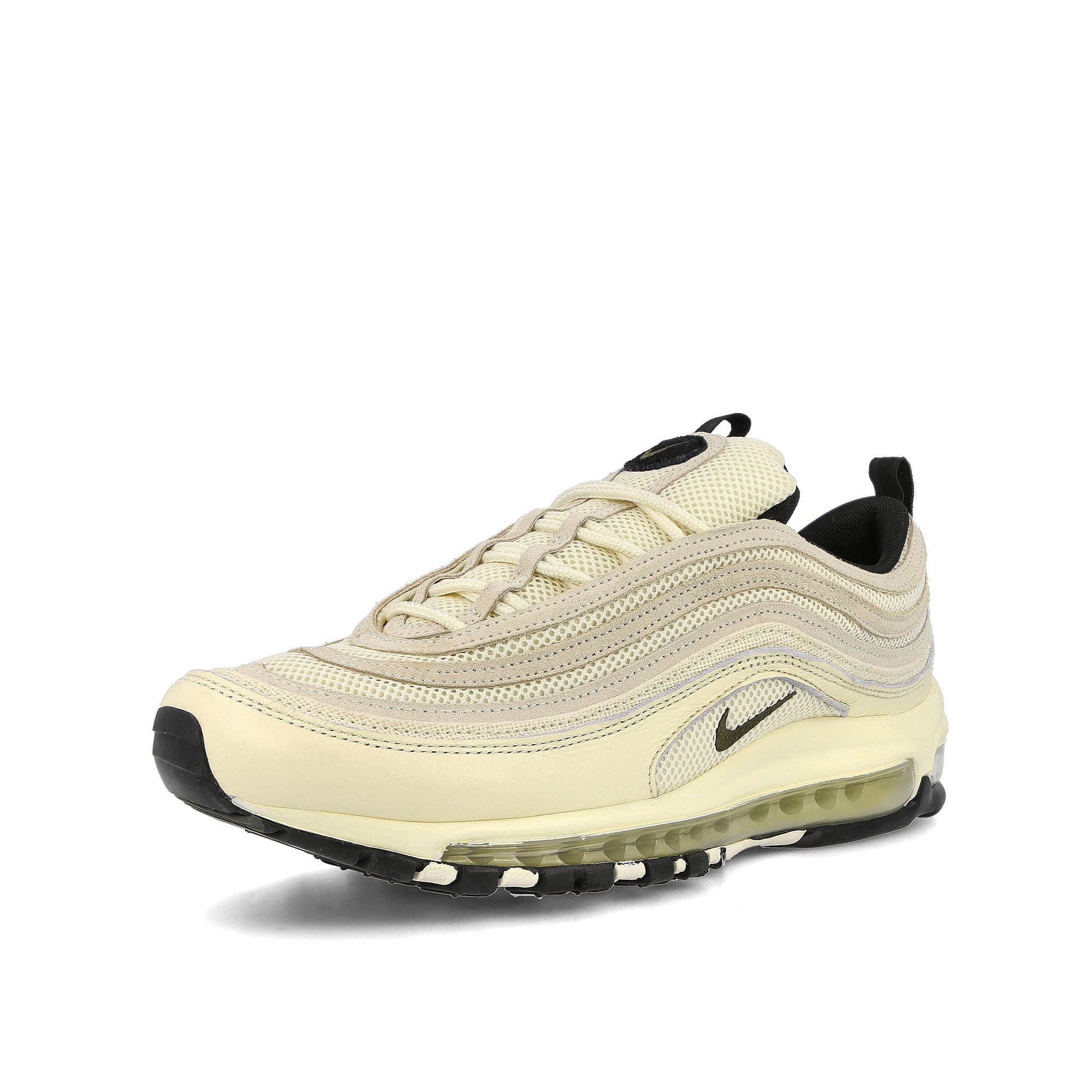 Nike air max 97 nb 2 Coconut Milk / Cargo Khaki - Black Sneakers Close Up | Overkill