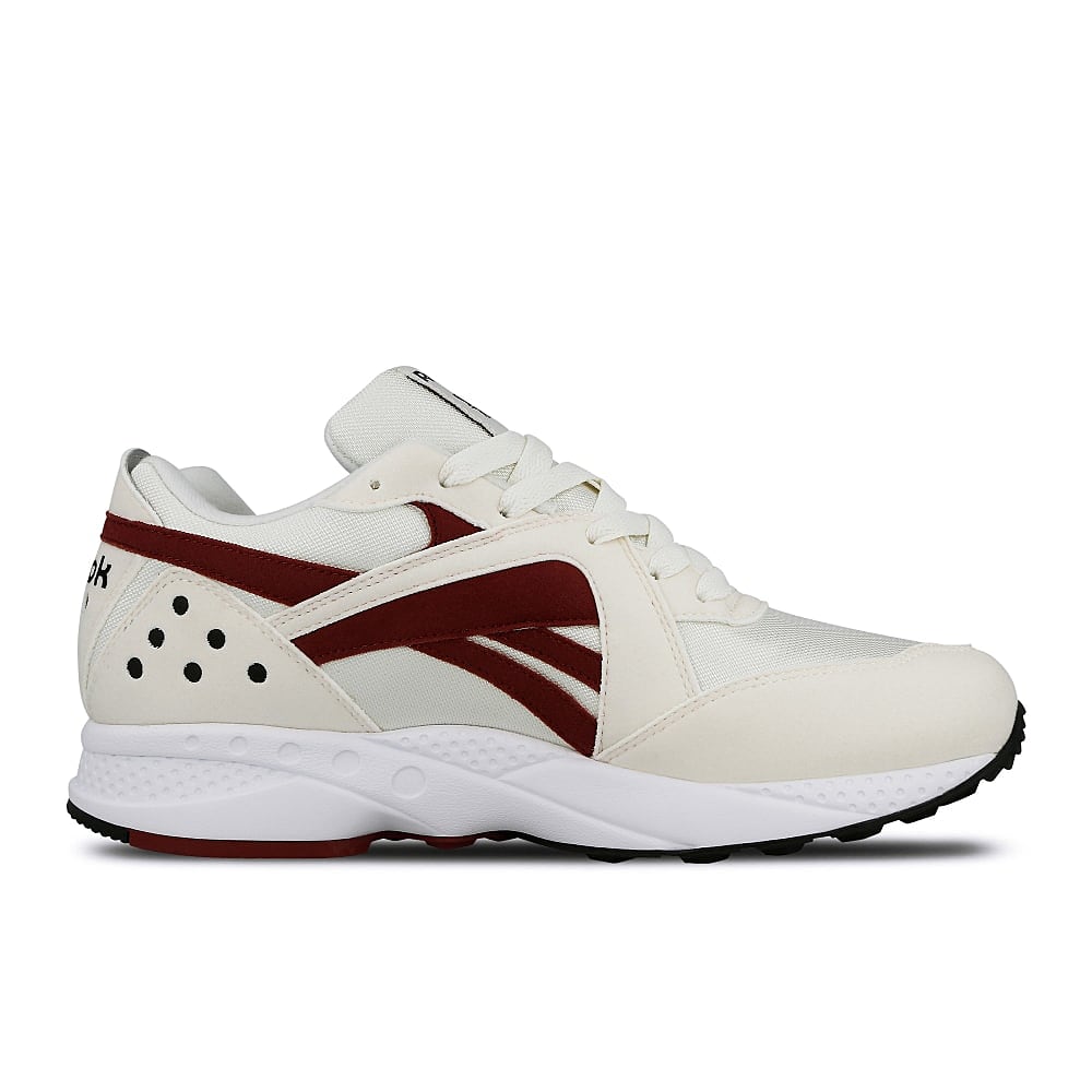 Reebok pyro Chalk-Burgundy-Black-White Sneakers Silhouette | Overkill