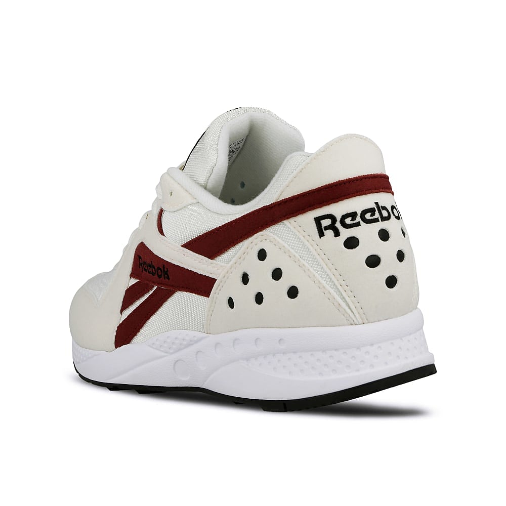 Reebok pyro Chalk-Burgundy-Black-White Sneakers Material | Overkill