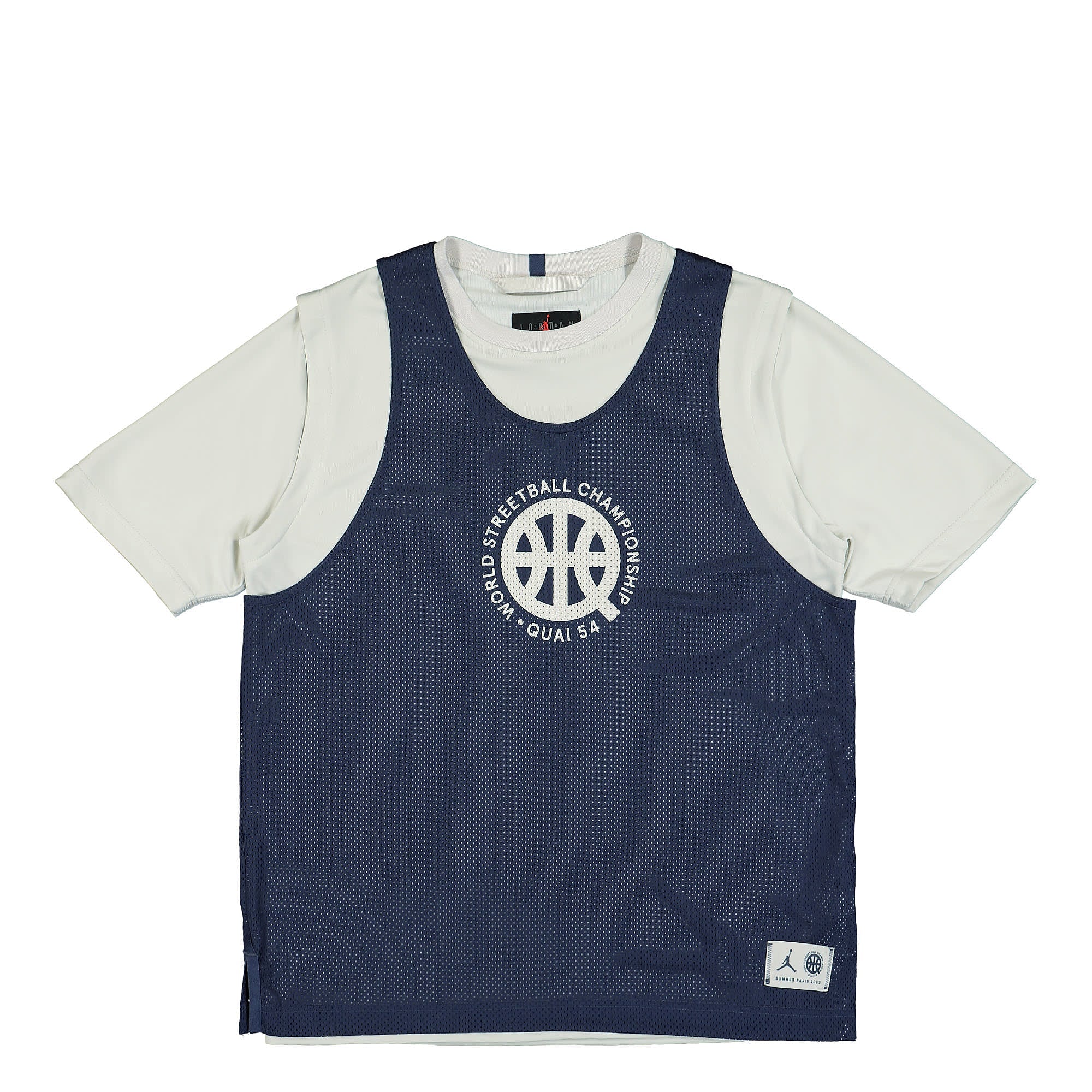 Jordan Air Jordan Quai 54 SS Top Light Bone / Neutral Indigo T-Shirts DV6289 072 | Overkill