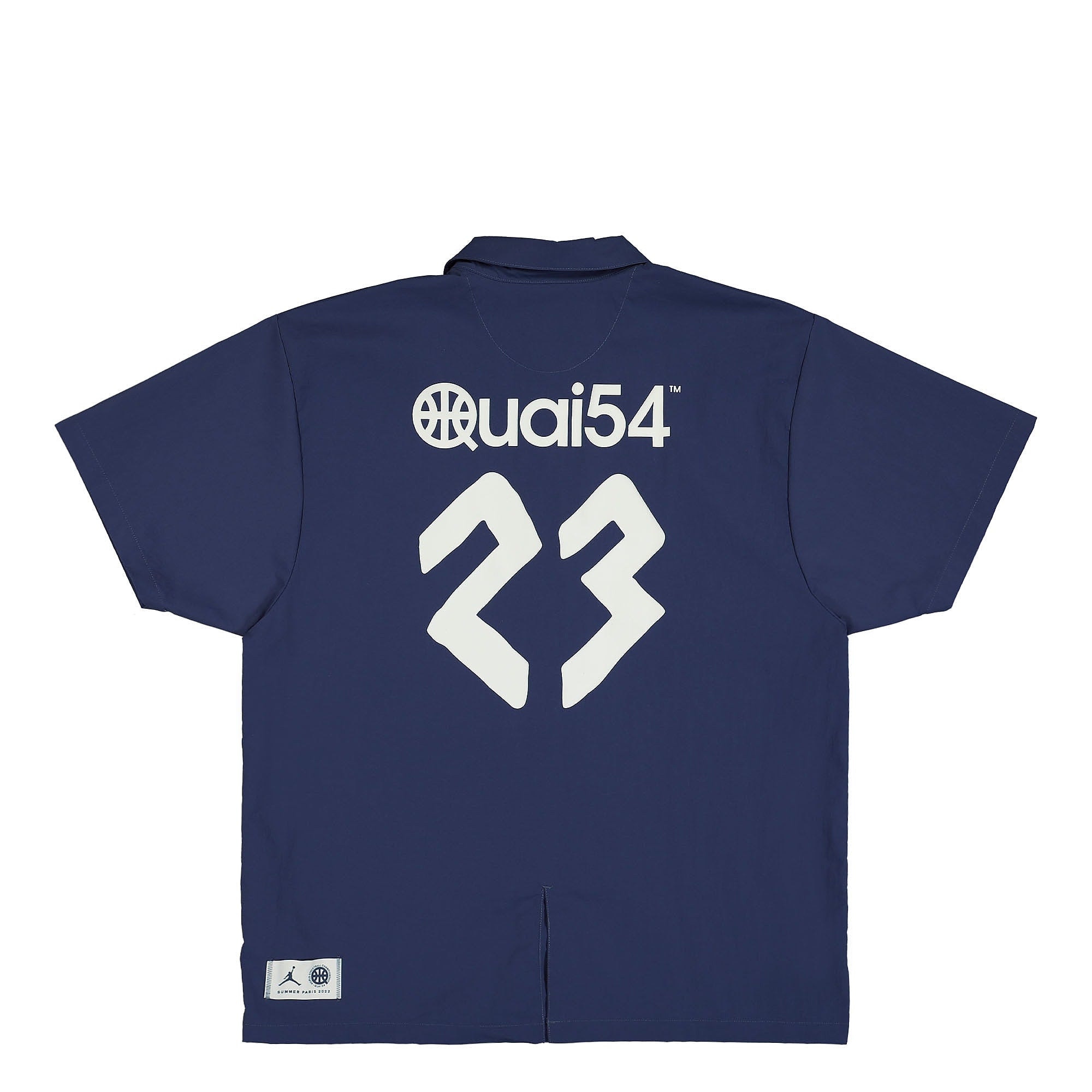Jordan Air Jordan Quai 54 Shooting Shirt Neutral Indigo / Light Bone Shirts Close-up | Overkill