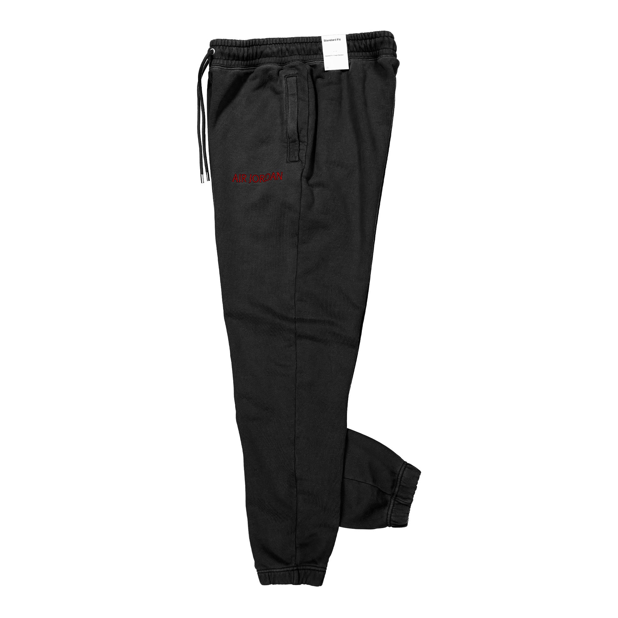 Jordan Air Jordan Wmns Wordmark Fleece Pant Black / Gym Red Sweat & Track Pants Close-up | Overkill