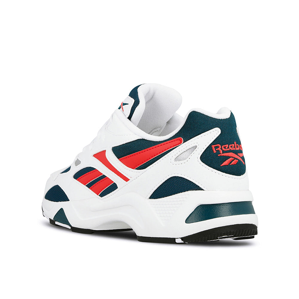 Reebok aztrek 96 White-Deep Teal-Blazing Pink Sneakers Material | Overkill