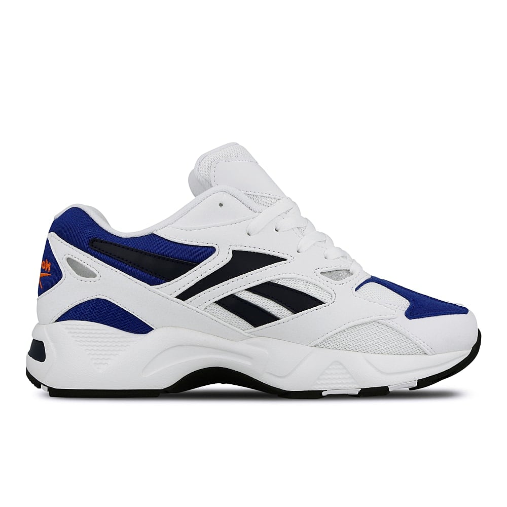 Reebok aztrek 96 White-Royal-Fiery Orange Sneakers Silhouette | Overkill