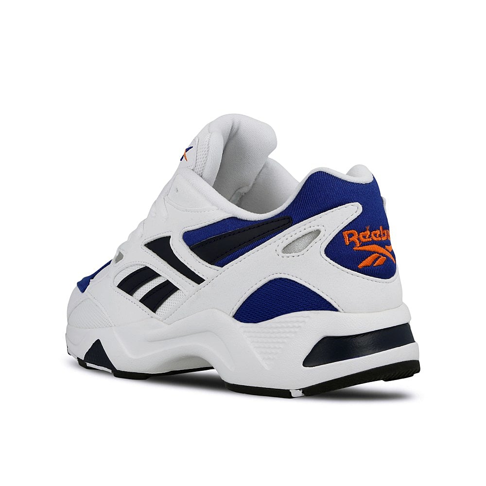 Reebok aztrek 96 White-Royal-Fiery Orange Sneakers Material | Overkill