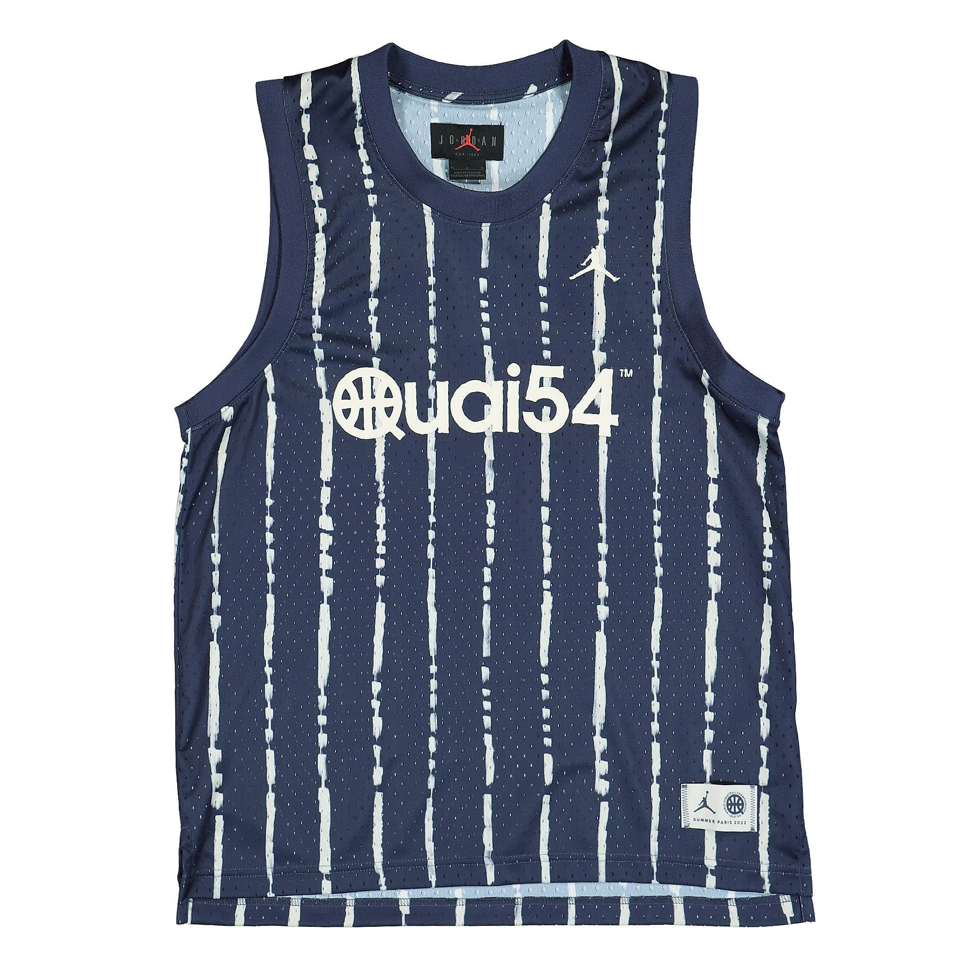 Jordan Air Jordan Quai 54 Sport Mesh AOP Jersey Neutral Indigo T-Shirts DV6793 511 | Overkill