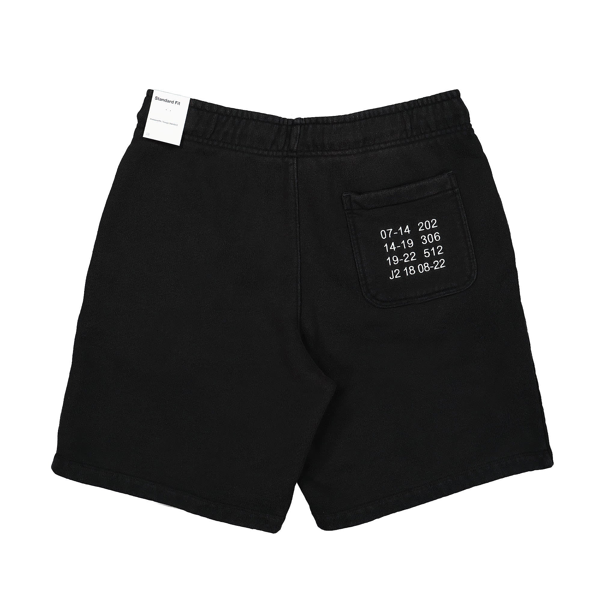 Jordan Two 18 x Air Jordan Shorts Black / Coconut Milk Shorts Material | Overkill
