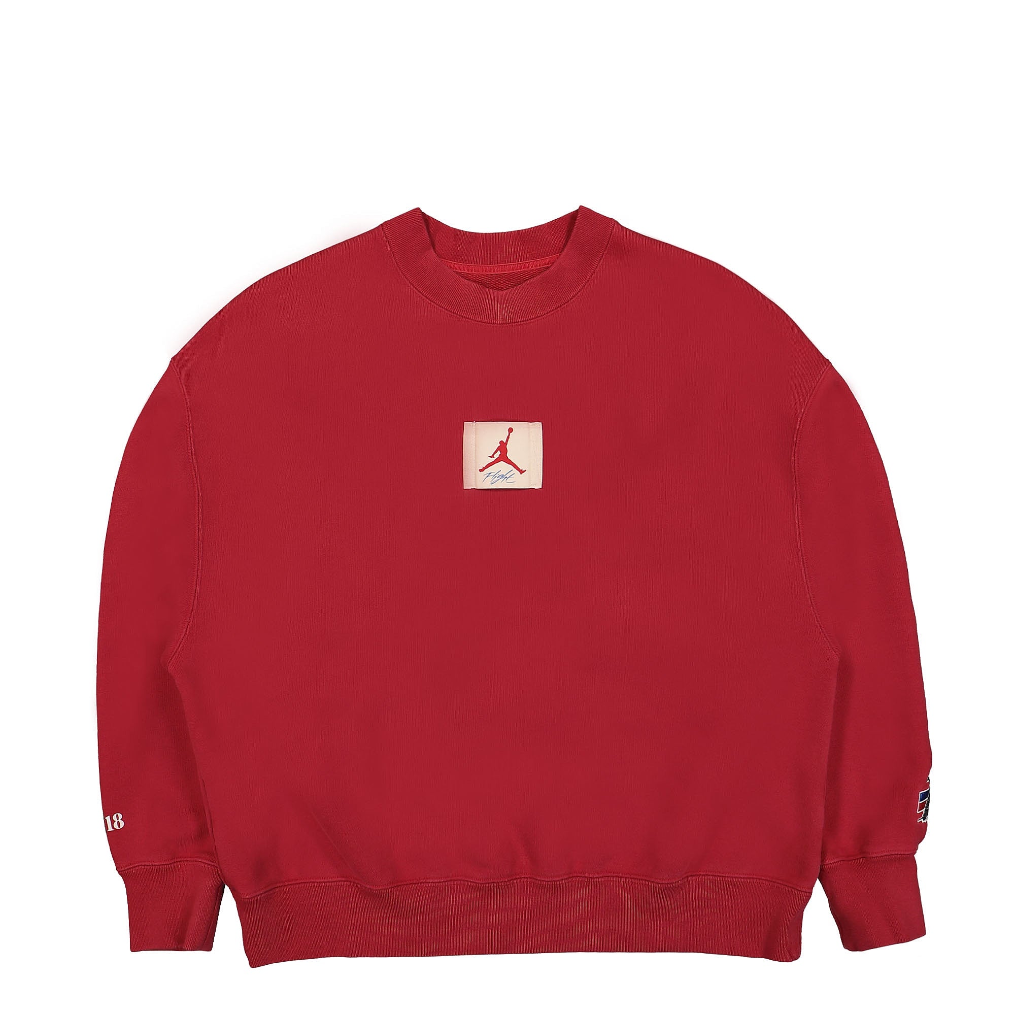 Jordan Two 18 x Air Jordan W Crewneck Sweatshirt Gym Red / Coconut Milk Sweatshirts DV6966 687 | Overkill