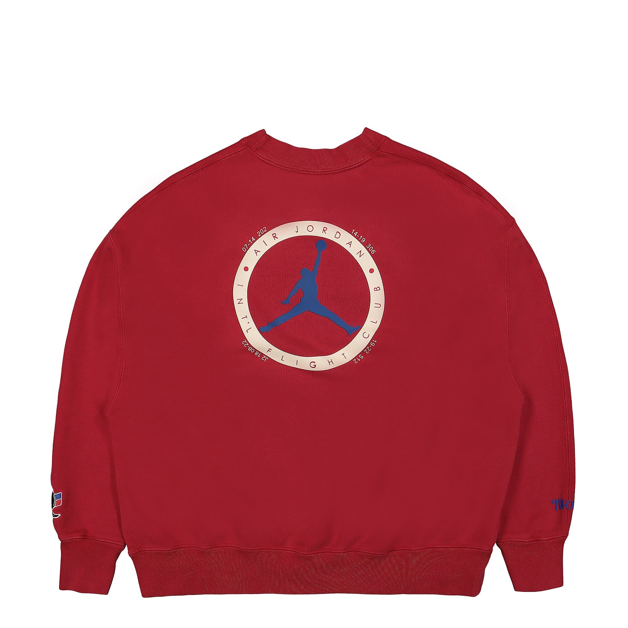 Jordan Two 18 x Air Jordan W Crewneck Sweatshirt Gym Red / Coconut Milk Sweatshirts Material | Overkill
