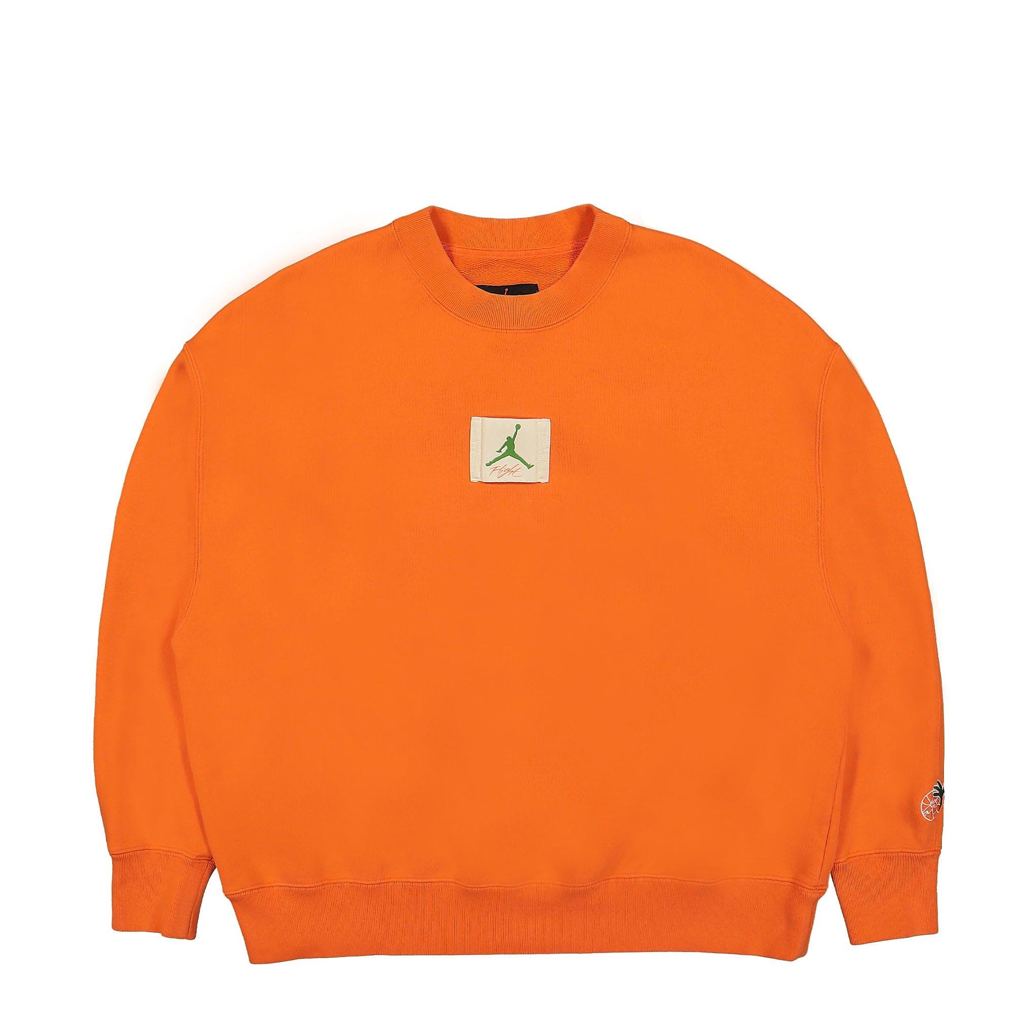 Jordan Titan x Air Jordan W IFC Crewneck Safety Orange / Chlorophyll Sweatshirts DV7040 819 | Overkill