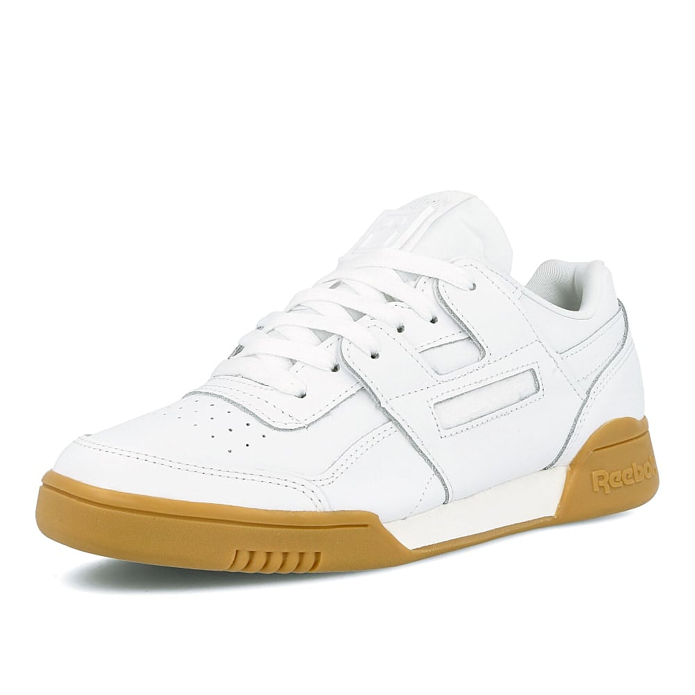 Reebok wmns workout lo plus White-Chalk Sneakers Close Up | Overkill