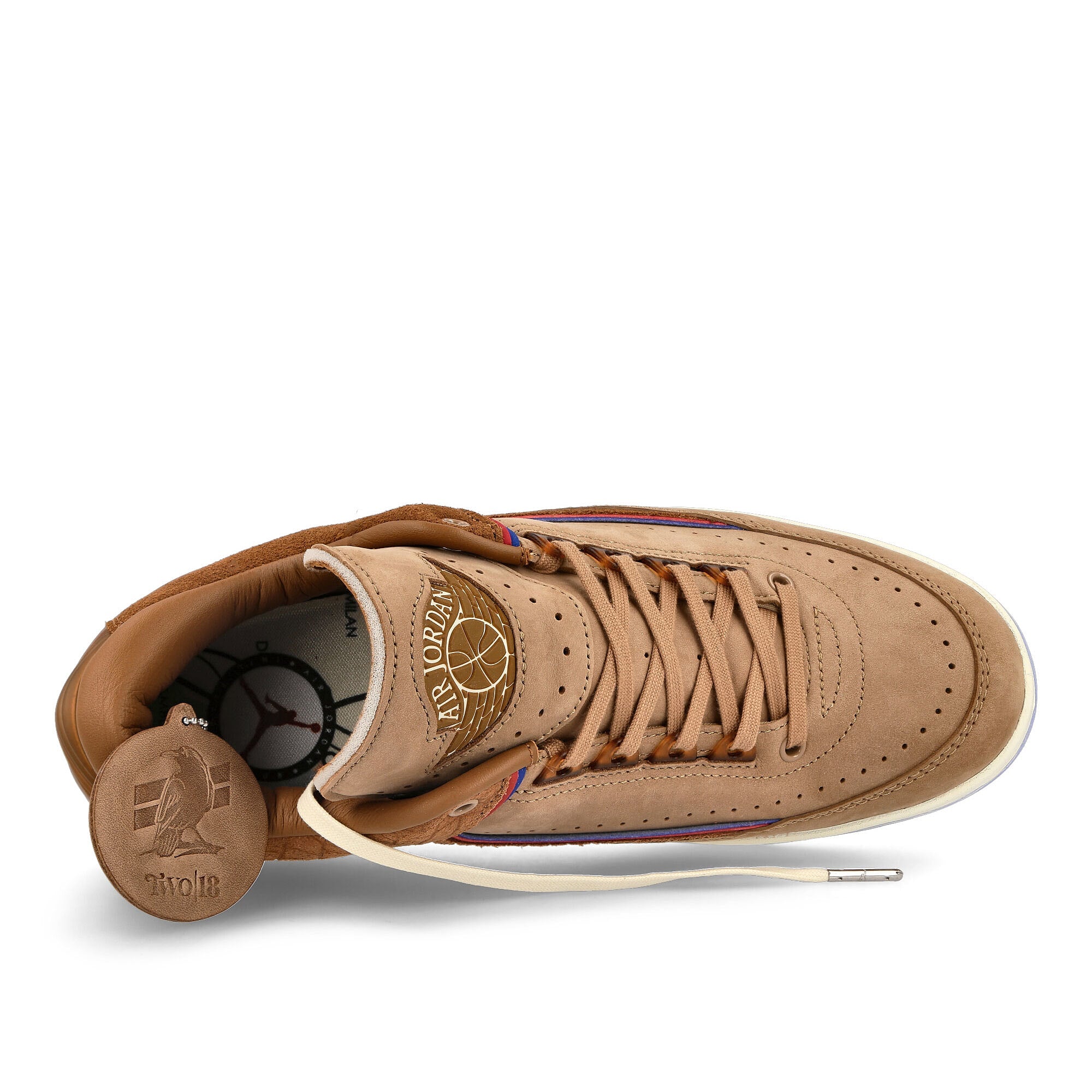 Jordan Two 18 x Air Jordan 2 Retro Low Rocky Tan-Britisch Tan - British Tan Sneakers Detailfoto | Overkill
