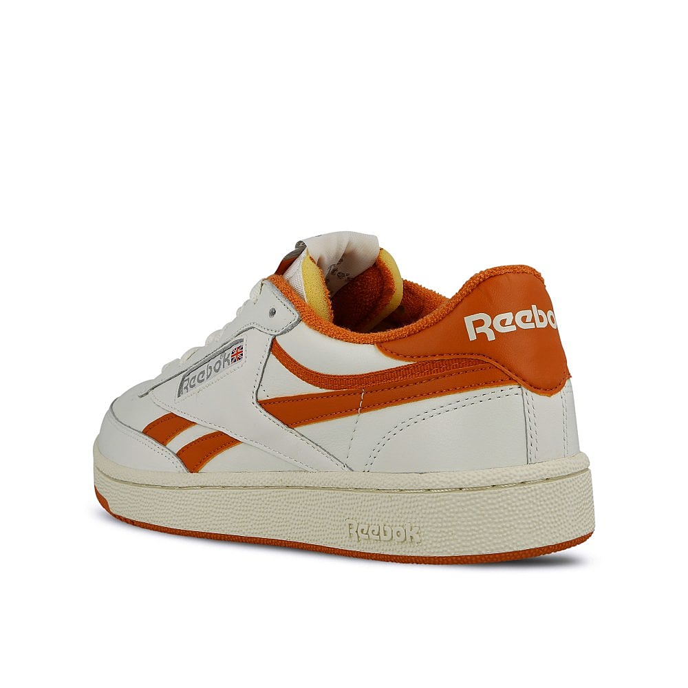 Reebok club c revenge mu Chalk-Mars Dust-White-Grey Low Top Sneakers Material | Overkill